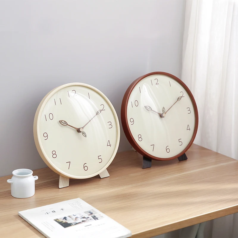 Nordic Wood Desk Clock Creative Mute Living Room Simple Modern Desktop Clock Ornaments Bedroom Horloge Home Decoration DG50ZZ
Nordic Wood Desk Clock Creative Mute Living Room Simple Modern Desktop Clock Ornaments Bedroom Horloge Home Decoration DG50ZZ