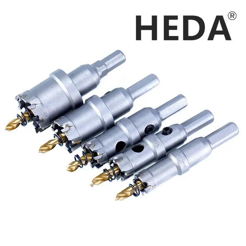 5PCS/SET 16/18.5/20/25/30MM TCT tungsten steel drill bits hard alloy hole saw metalworking tools for stainless steel iron angle
5PCS/SET 16/18.5/20/25/30MM TCT tungsten steel drill bits hard alloy hole saw metalworking tools for stainless steel iron angle