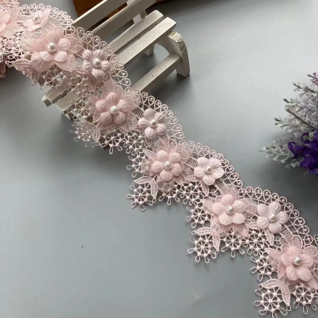 2 Yards Pink Grape Flowers Pearl Lace Trim Ribbon Embroidered Knitting Wedding Dress Handmade Patchwork Sewing Supplies Crafts
2 Yards Pink Grape Flowers Pearl Lace Trim Ribbon Embroidered Knitting Wedding Dress Handmade Patchwork Sewing Supplies Crafts