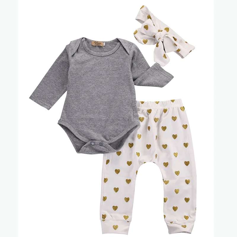 3PCS/Set Baby Girls Cotton Clothes Sets Headband Infant Clothes Baby Kids Clothing Set Spring Autumn Tops Shirt Pants
3PCS/Set Baby Girls Cotton Clothes Sets Headband Infant Clothes Baby Kids Clothing Set Spring Autumn Tops Shirt Pants