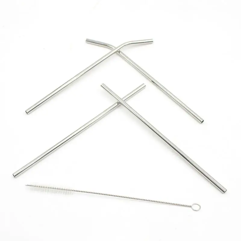 Kitchen Tools Reusable Metal Drinking Straws 304 Stainless Steel Sturdy Bent Straight Drinks Straw With Brush Home Cocina
Kitchen Tools Reusable Metal Drinking Straws 304 Stainless Steel Sturdy Bent Straight Drinks Straw With Brush Home Cocina