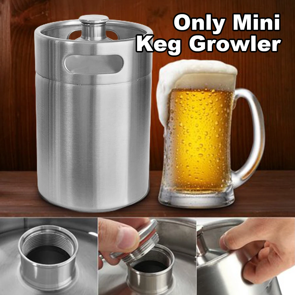 Canteen Crafts Multifunction Mini Keg Growler Summer With Lid Beer Making Portable Home Brewing Travel Heat Preservation Kitchen
Canteen Crafts Multifunction Mini Keg Growler Summer With Lid Beer Making Portable Home Brewing Travel Heat Preservation Kitchen