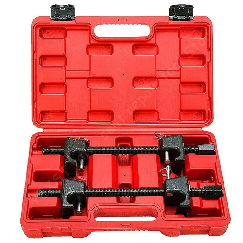 Комплект сверхмощных пружинных зажимов для компрессора Macpherson, 2 шт., удаляющий амортизатор или пружинный инструмент, инструмент для ремонта автомобиля
Комплект сверхмощных пружинных зажимов для компрессора Macpherson, 2 шт., удаляющий амортизатор или пружинный инструмент, инструмент для ремонта автомобиля