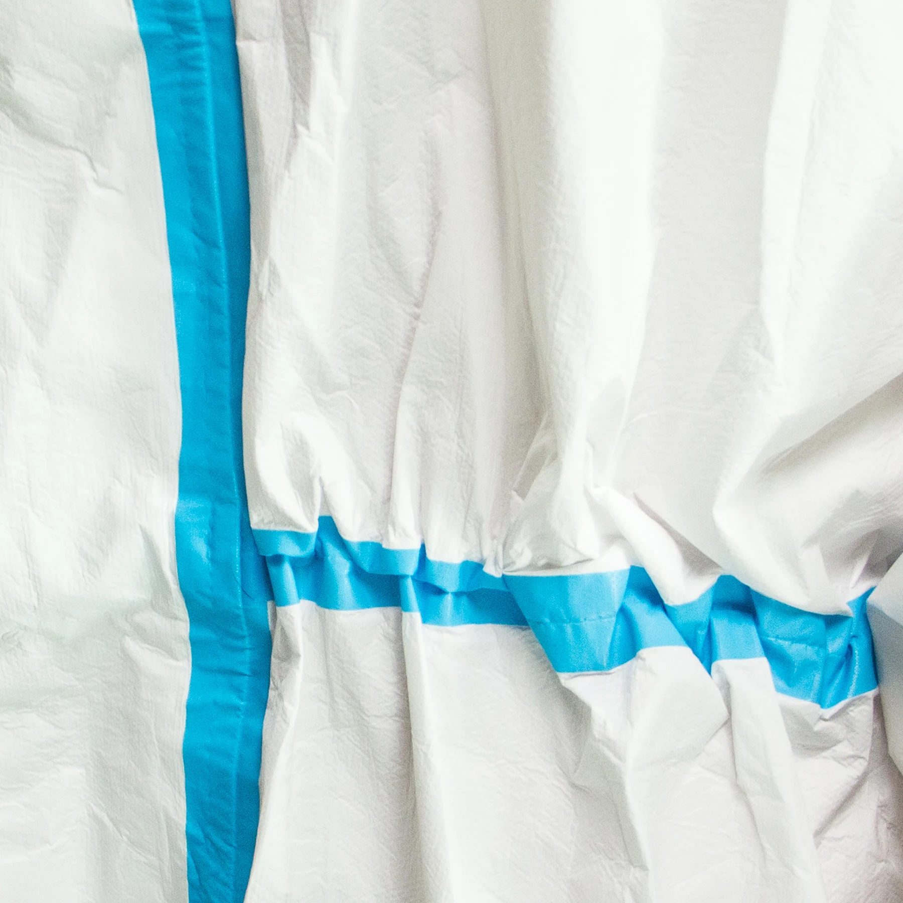 White with Cap Windproof Rompers Women Jumpsuit Blue Striped Long Sleeve Zipper Waterproof Protective Jumpsuit Work Clothing
White with Cap Windproof Rompers Women Jumpsuit Blue Striped Long Sleeve Zipper Waterproof Protective Jumpsuit Work Clothing