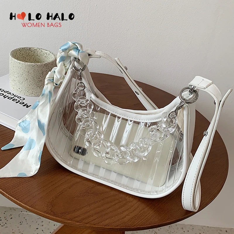 Transparent Design Shoulder Bag Female Acrylic Chain Purses and Handbags Fashion Simple Solid Color Crossbody Bag for Women 2021
Transparent Design Shoulder Bag Female Acrylic Chain Purses and Handbags Fashion Simple Solid Color Crossbody Bag for Women 2021