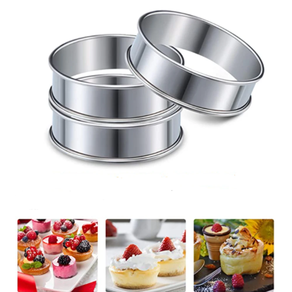 Stainless Steel Muffin Rings Round Ring Round Mould DIY Bake Tools Cakes Mould Durable High Quality Material 100% Brand New
Stainless Steel Muffin Rings Round Ring Round Mould DIY Bake Tools Cakes Mould Durable High Quality Material 100% Brand New