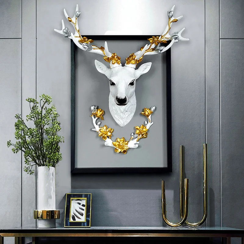 3D Deer Head Resin Retro Hangings Vintage Sculpture Antique Crafts Birthday Gift Wall Club Office Home Decoration Artwork
3D Deer Head Resin Retro Hangings Vintage Sculpture Antique Crafts Birthday Gift Wall Club Office Home Decoration Artwork