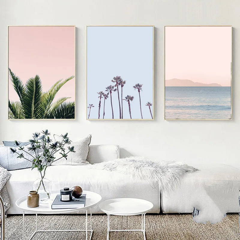 Ocean Palm Tree Canvas Poster Nordic Landscape Print Modern Wall Art Painting Nature Decorative Picture Scandinavian Home Decor 
Ocean Palm Tree Canvas Poster Nordic Landscape Print Modern Wall Art Painting Nature Decorative Picture Scandinavian Home Decor