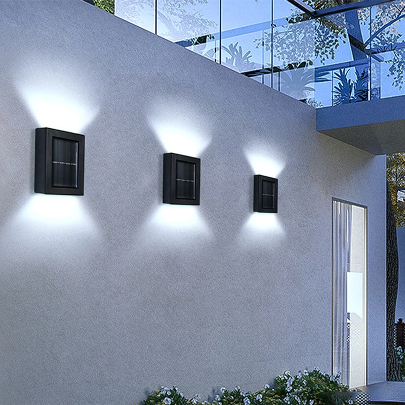 2pcs LED Balcony Courtyard Solar Lamp Waterproof Smart Emergency Light Creative Landscape Street Wall Light Outdoor Garden Decor 
2pcs LED Balcony Courtyard Solar Lamp Waterproof Smart Emergency Light Creative Landscape Street Wall Light Outdoor Garden Decor