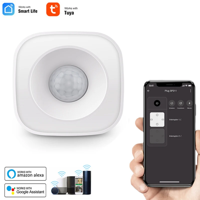 Tuya ZigBee/WiFi PIR Motion Sensor Wireless Infrared Detector Security Burglar Alarm Sensor Smart Life APP Control Compatible
Tuya ZigBee/WiFi PIR Motion Sensor Wireless Infrared Detector Security Burglar Alarm Sensor Smart Life APP Control Compatible