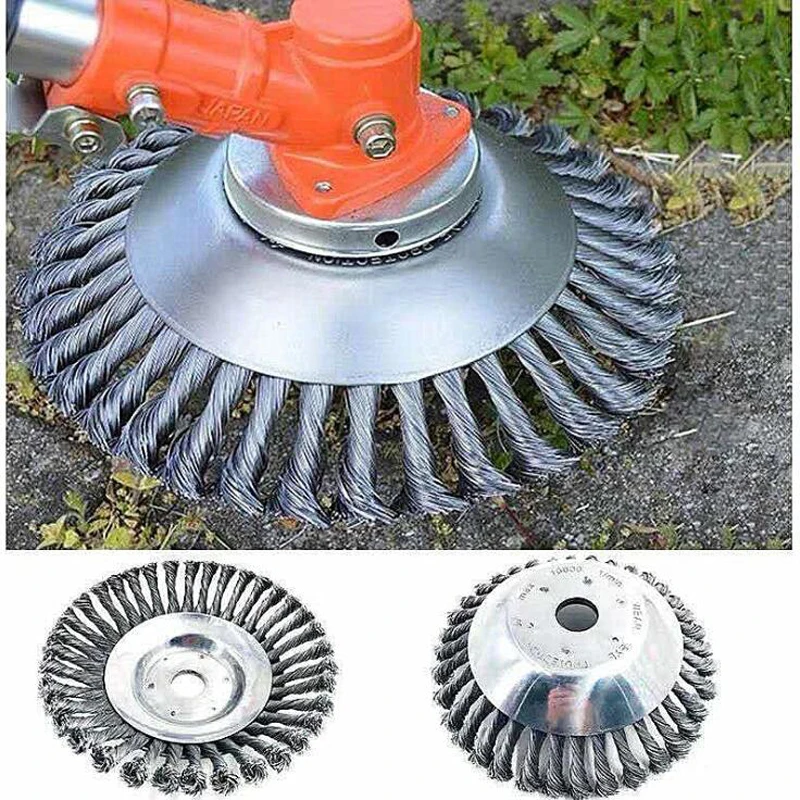Steel Wire Wheel Garden Brush Lawn Mower Cutter Blade Trimmer Metal Blades Trimmer Head Garden Grass Trimmer Head
Steel Wire Wheel Garden Brush Lawn Mower Cutter Blade Trimmer Metal Blades Trimmer Head Garden Grass Trimmer Head
