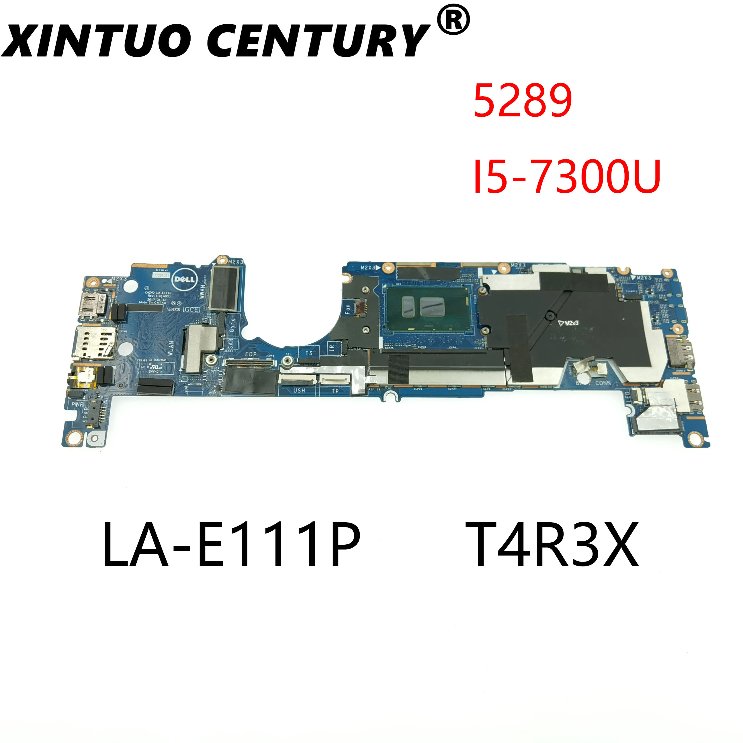 Материнская плата для ноутбука Dell latitude 5289 с процессором i5-7300u 8 Гб cn-0t4r3x 0t4r3x caz40 la-e111p ram test OK
Материнская плата для ноутбука Dell latitude 5289 с процессором i5-7300u 8 Гб cn-0t4r3x 0t4r3x caz40 la-e111p ram test OK