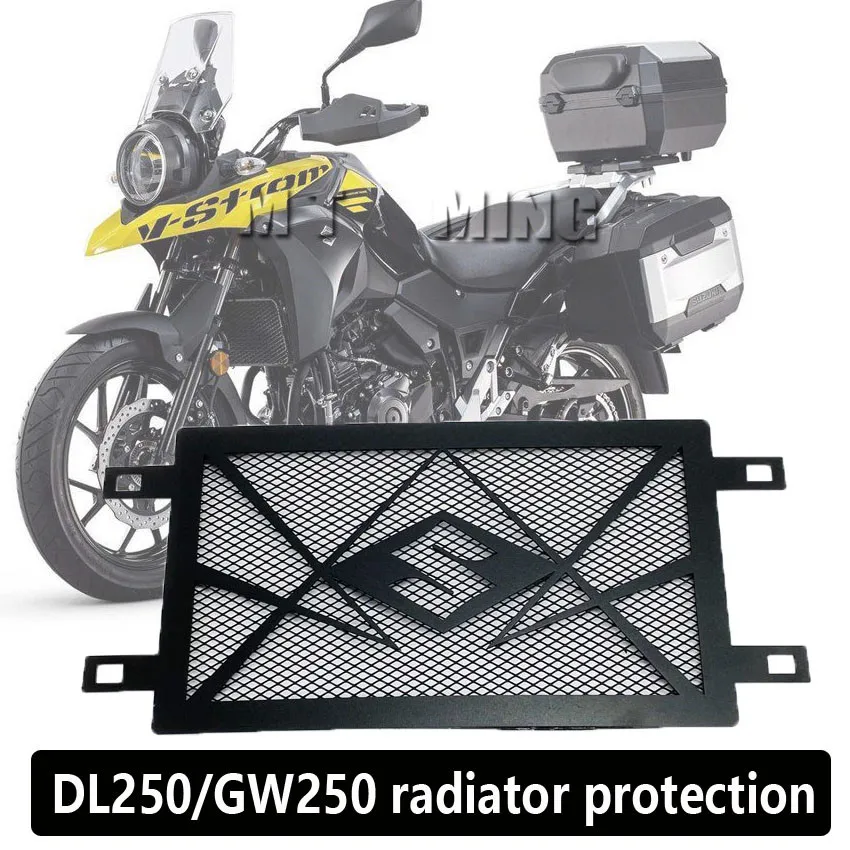 For SUZUKI DL250 V-STrom GSX250R GW250/F/S 2017 2018 2019 2020 Motorcycle Radiator Grille Guard Oil Cooler Fuel Tank Protector
For SUZUKI DL250 V-STrom GSX250R GW250/F/S 2017 2018 2019 2020 Motorcycle Radiator Grille Guard Oil Cooler Fuel Tank Protector