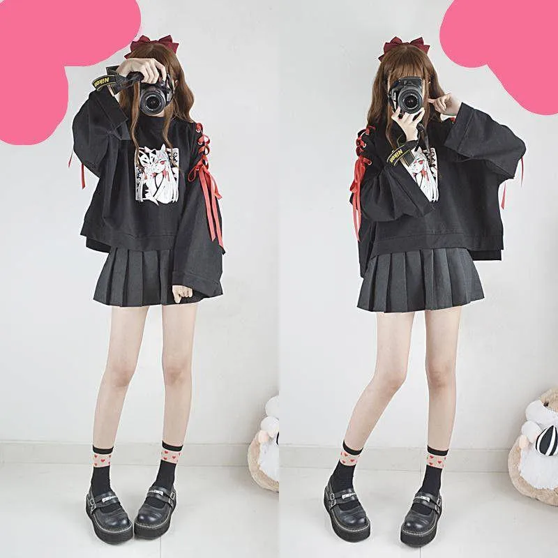 Japanese T Shirts Female Tops Tee Long Sleeve Harajuku Print T-shirt Woman Causal Patchwort T Shirts Cute Japan Kawaii T Shirt
Japanese T Shirts Female Tops Tee Long Sleeve Harajuku Print T-shirt Woman Causal Patchwort T Shirts Cute Japan Kawaii T Shirt