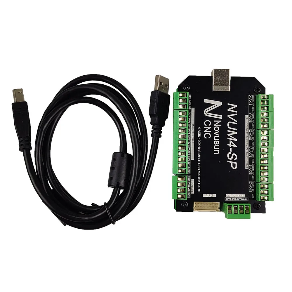 NVUM-SP Mach3 USB interface cnc motion controller nvcm 3/4/5/6 axis cnc motion control card metal case
NVUM-SP Mach3 USB interface cnc motion controller nvcm 3/4/5/6 axis cnc motion control card metal case