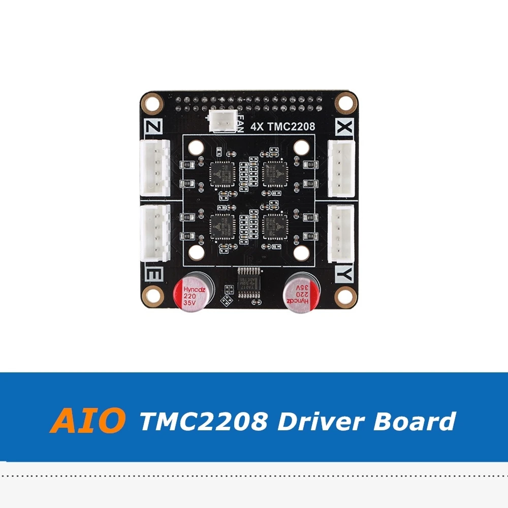 1pc V1.0 4X TMC2208 Driver Board Integrated Adapter Module For All In One AIO II V3.2 MCU 32bit Mainboard 3D Printer Parts
1pc V1.0 4X TMC2208 Driver Board Integrated Adapter Module For All In One AIO II V3.2 MCU 32bit Mainboard 3D Printer Parts