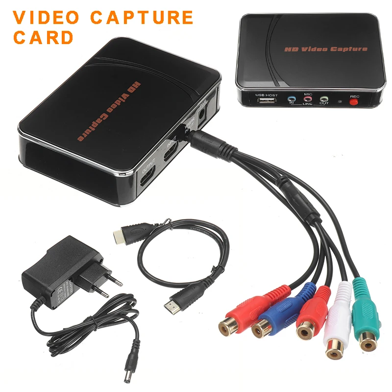 Pohiks 1Set High Quality 1080P Game Capture HDMI-compatible To USB 2.0 Video Captures Recorder Box With Power Adapter
Pohiks 1Set High Quality 1080P Game Capture HDMI-compatible To USB 2.0 Video Captures Recorder Box With Power Adapter