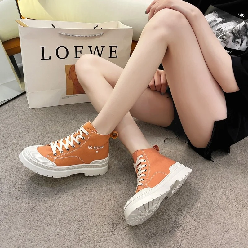 High-top Canvas Shoes Women 2021 New Autumn Ins Tide Casual Shoes Women Fashion Wild Simple Student Single Shoes Women
High-top Canvas Shoes Women 2021 New Autumn Ins Tide Casual Shoes Women Fashion Wild Simple Student Single Shoes Women