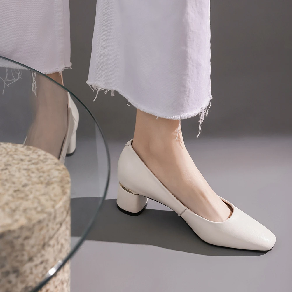 Brand New Elegant Chunky Heels Genuine Leather Slip On Concise Office Lady Shoes Women Pumps
Brand New Elegant Chunky Heels Genuine Leather Slip On Concise Office Lady Shoes Women Pumps