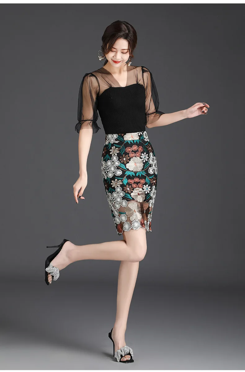 High Waisted Plus Size Embroidery Lace Bodycon Pencil Skirt 2021 Summer Women Fashion Elegant Chic Slim Casual Sexy Mini Skirts
High Waisted Plus Size Embroidery Lace Bodycon Pencil Skirt 2021 Summer Women Fashion Elegant Chic Slim Casual Sexy Mini Skirts
