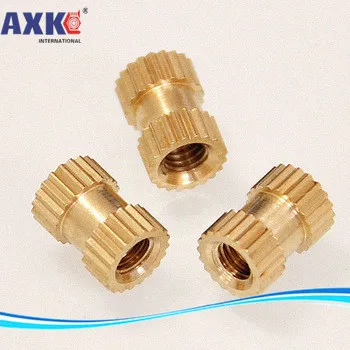100pcs M2 Double-pass Copper insert injection copper knurled nut embedded parts copper flower nut Brass screws Stud M2*8*3.5
100pcs M2 Double-pass Copper insert injection copper knurled nut embedded parts copper flower nut Brass screws Stud M2*8*3.5