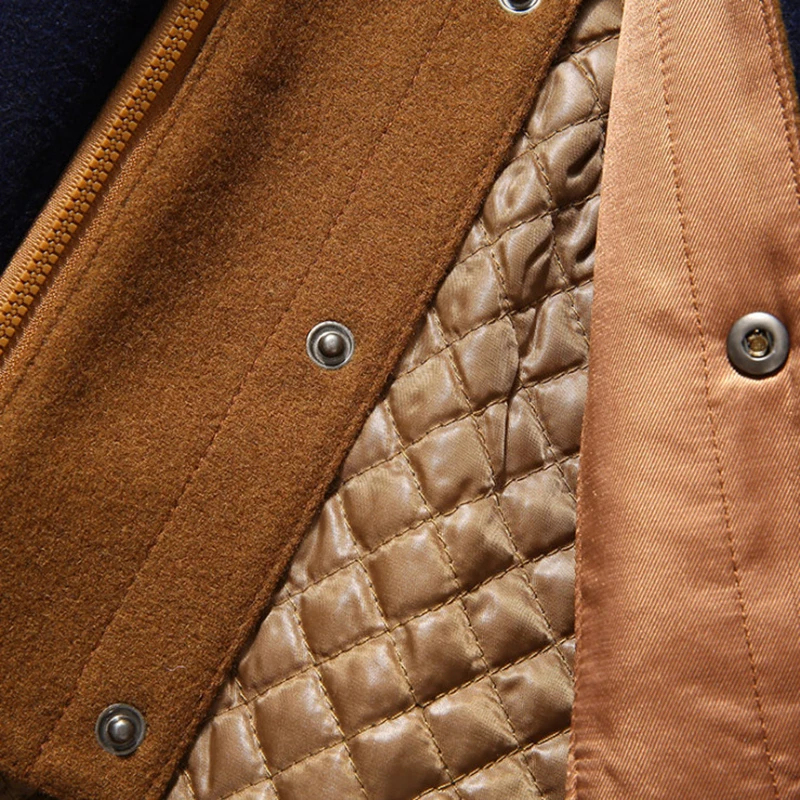 New Winter Men Wool Blends Coat Scarf Collar Thick Trench Coat Single Breasted Men Woolen Overcoats Casual Jacket High Quality
New Winter Men Wool Blends Coat Scarf Collar Thick Trench Coat Single Breasted Men Woolen Overcoats Casual Jacket High Quality