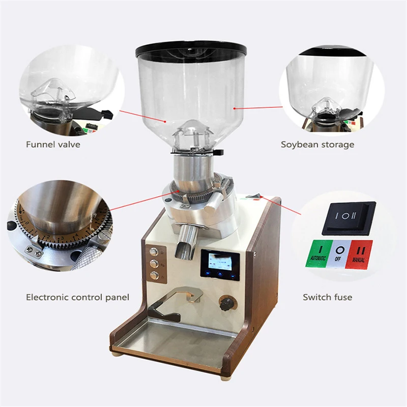 Italian Quantitative Coffee Electric Grinder Commercial Touch Screen Grinder Pulverizer Adjustable Speed 74mm
Italian Quantitative Coffee Electric Grinder Commercial Touch Screen Grinder Pulverizer Adjustable Speed 74mm