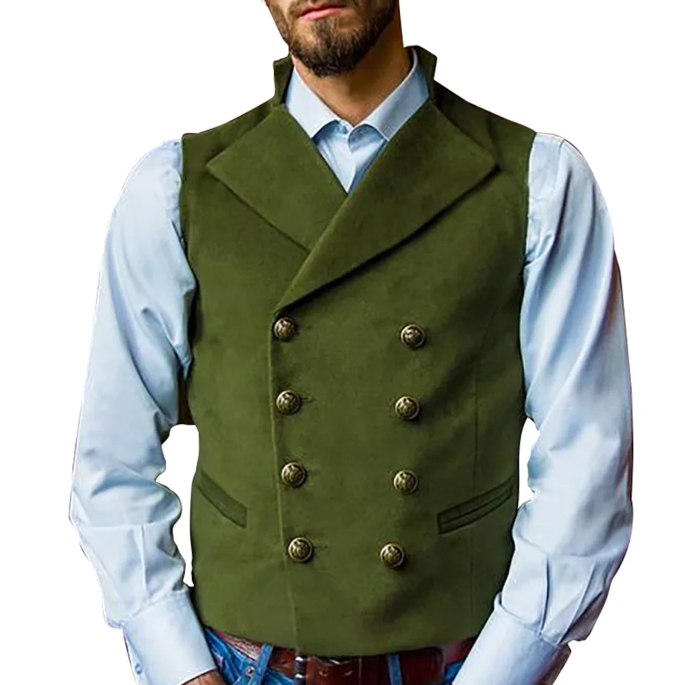 Spring Retro Velvet Casual Slim Waistcoat for Men Wedding European Style Brand Men's Suit Vest
Spring Retro Velvet Casual Slim Waistcoat for Men Wedding European Style Brand Men's Suit Vest