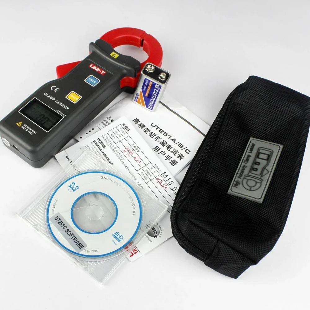 LCD UNI-T UT251C Electrical High Sensitivity Professional Multifunction Leakage Current Tester Clamp Meter Digital
LCD UNI-T UT251C Electrical High Sensitivity Professional Multifunction Leakage Current Tester Clamp Meter Digital