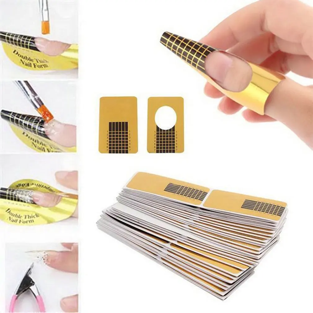 500 PCS Gold Nails Gel Extension Sticker Guide Nail Art Acrylic Nail Forms Form Acrylic Tip Gel Extension Sticker
500 PCS Gold Nails Gel Extension Sticker Guide Nail Art Acrylic Nail Forms Form Acrylic Tip Gel Extension Sticker