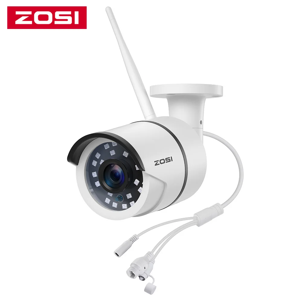 ZOSI 1080P Wifi IP Camera 2.0MP HD Outdoor IP67 Night Vision Security Video Surveillance Camera,2-Way Audio,AI Human Detection
ZOSI 1080P Wifi IP Camera 2.0MP HD Outdoor IP67 Night Vision Security Video Surveillance Camera,2-Way Audio,AI Human Detection