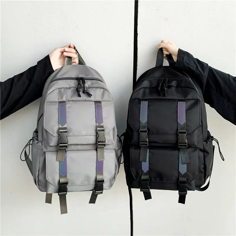 Waterproof Backpack Fashion Women Backpack Travel Nylon School Bags Teenagers Girls Reflective Strip Female Shoulder Bag
Waterproof Backpack Fashion Women Backpack Travel Nylon School Bags Teenagers Girls Reflective Strip Female Shoulder Bag