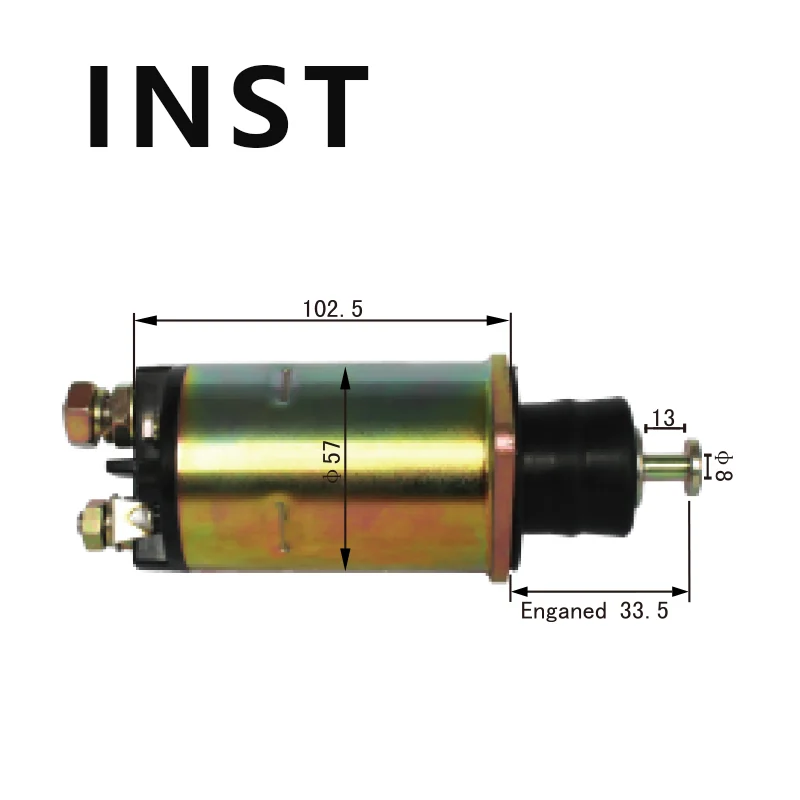 ELECTROMAGNETIC SWTICH SOLENOID FOR 12V 10457055 0471004270 133852 66-8404 10479604 10479613 10479615 10479621
ELECTROMAGNETIC SWTICH SOLENOID FOR 12V 10457055 0471004270 133852 66-8404 10479604 10479613 10479615 10479621
