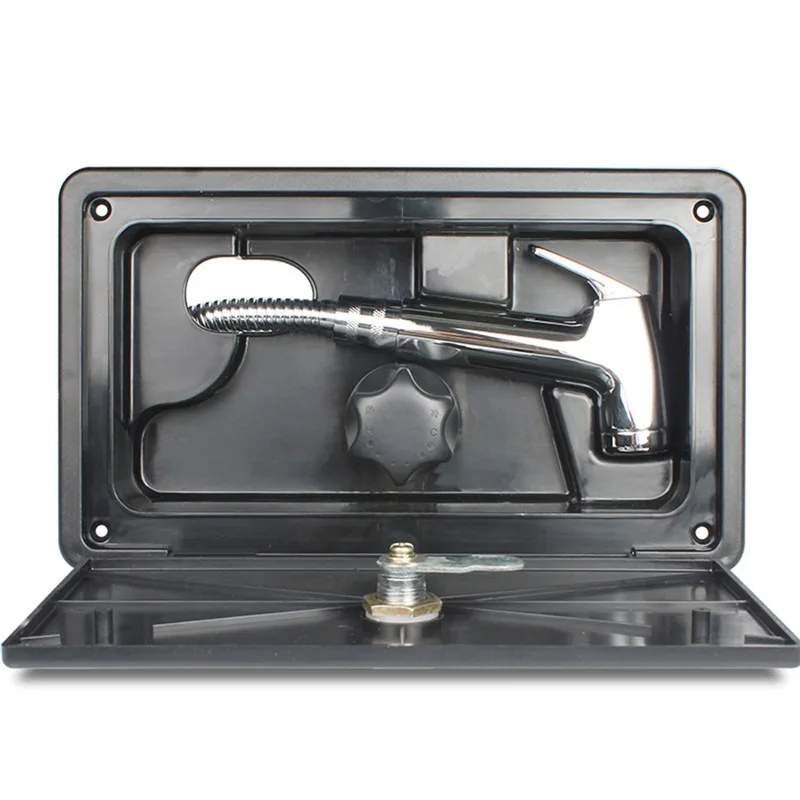 RV Shower Box Kit With Lock-Includes Shower Faucet, Shower Hose, Shower Wand Boat Marine Camper Motorhome Caravan
RV Shower Box Kit With Lock-Includes Shower Faucet, Shower Hose, Shower Wand Boat Marine Camper Motorhome Caravan