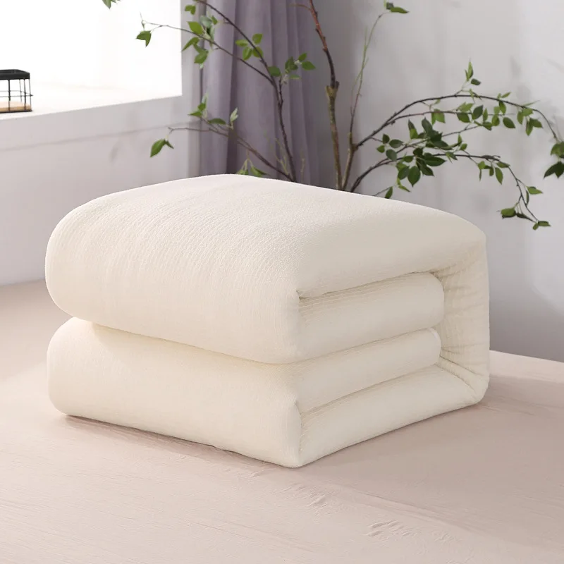 Pure Cotton quilts warm winter duvet insert quilted bed comforter king queen full twin size bed white blanket quilt Home Textile
Pure Cotton quilts warm winter duvet insert quilted bed comforter king queen full twin size bed white blanket quilt Home Textile