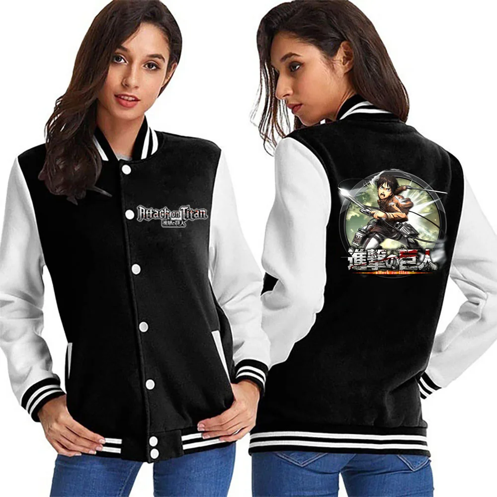 2021Attack on Titan fashion print ladies and men's jacket casual baseball jacket
2021Attack on Titan fashion print ladies and men's jacket casual baseball jacket