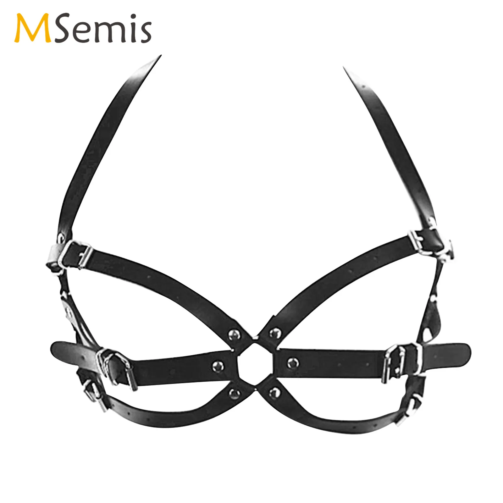 Womens Punk Faux Leather Bra Belt Hollow Out Halter Neck Chest Harness Belt Sexy Fashion Adjustable Strap Costume Accessories
Womens Punk Faux Leather Bra Belt Hollow Out Halter Neck Chest Harness Belt Sexy Fashion Adjustable Strap Costume Accessories