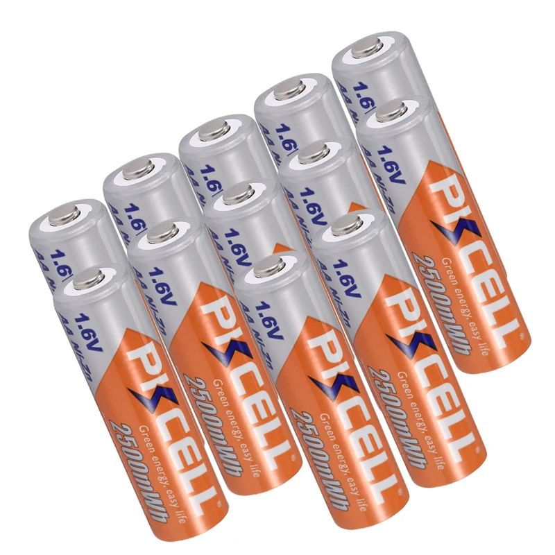 12Pcs PKCELL NIZN AA Rechargeable Battery aa ni-zn 2500mwh 1.6v NIZN Batteries For Digital cameras flash lights electric toy
12Pcs PKCELL NIZN AA Rechargeable Battery aa ni-zn 2500mwh 1.6v NIZN Batteries For Digital cameras flash lights electric toy
