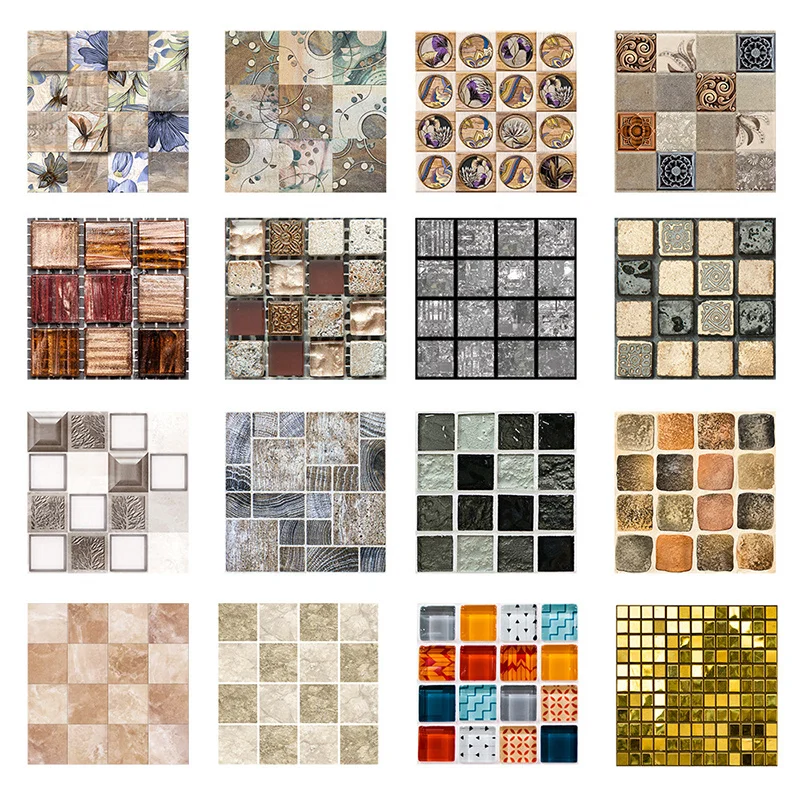 6Pcs Mosaic Tile on The Wall Furniture Cabinet Stickers Adhesive Borders Decorative Kitchen Toilet Bedroom Modern 3D Decor Paper
6Pcs Mosaic Tile on The Wall Furniture Cabinet Stickers Adhesive Borders Decorative Kitchen Toilet Bedroom Modern 3D Decor Paper