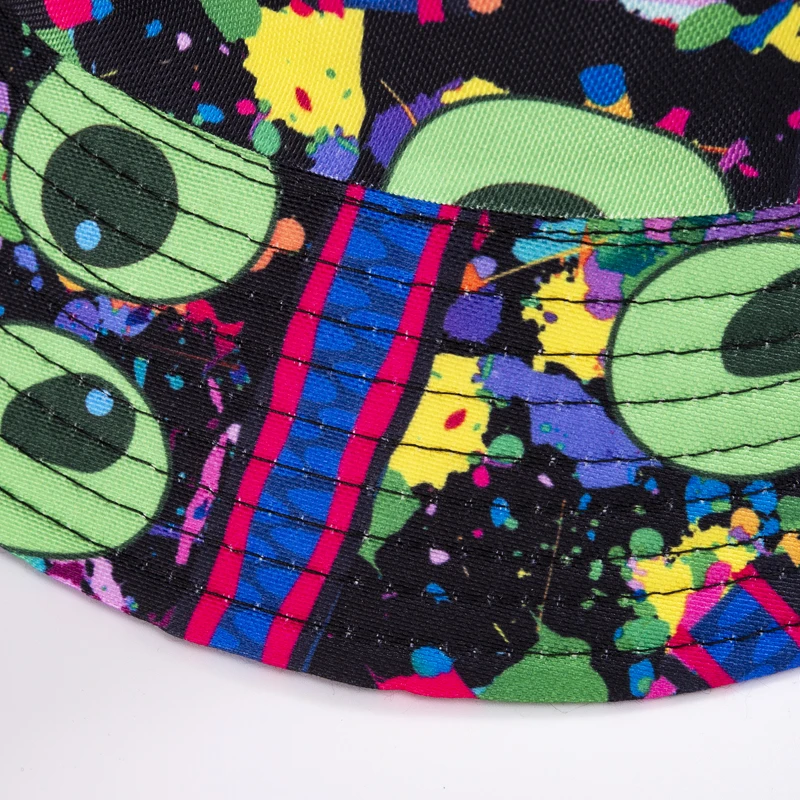 Summer Double-sided Wearing Cap Visor Zebra Bucket Hat Men Women Cotton Flat Sun Hat Beach Rainbow Fisherman Hat
Summer Double-sided Wearing Cap Visor Zebra Bucket Hat Men Women Cotton Flat Sun Hat Beach Rainbow Fisherman Hat