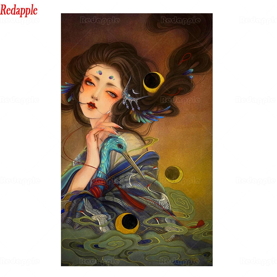 Diamond Painting Fantasy art, retro oriental beauty Full Drill Square DIY Diamond Embroidery Cross Stitch Mosaic Home Decor
Diamond Painting Fantasy art, retro oriental beauty Full Drill Square DIY Diamond Embroidery Cross Stitch Mosaic Home Decor