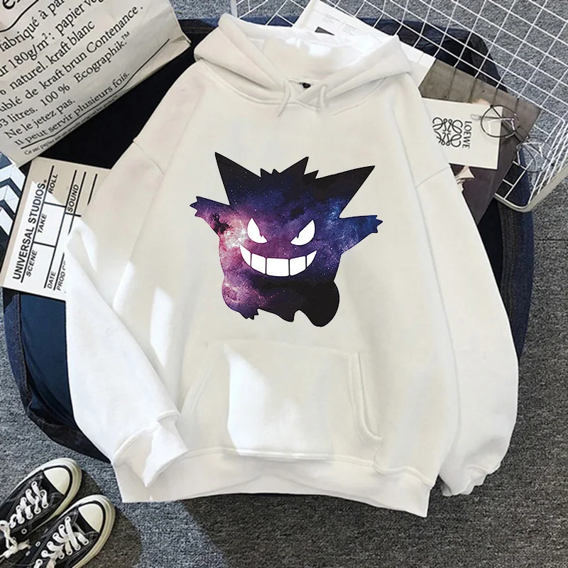 2021 Hot Pokemon Gengar Hoodies Unisex Japanese Anime Kawaii Clothes Men Cartoon Harajuku Sweatshirts Funny Graphic Hoodie Male
2021 Hot Pokemon Gengar Hoodies Unisex Japanese Anime Kawaii Clothes Men Cartoon Harajuku Sweatshirts Funny Graphic Hoodie Male