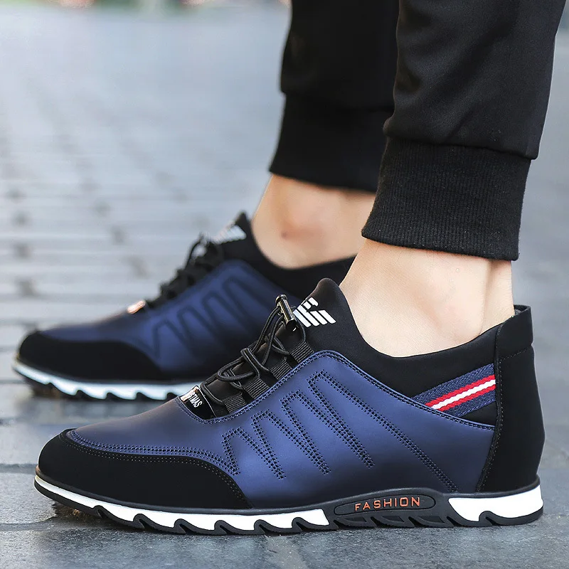 Plus Velvet Invisibly Heightened Shoes Male 20 Winter New Leather Shoes Men's Lace up Wild Casual Shoes Men's Fashion Shoes 6cm 
Plus Velvet Invisibly Heightened Shoes Male 20 Winter New Leather Shoes Men's Lace up Wild Casual Shoes Men's Fashion Shoes 6cm