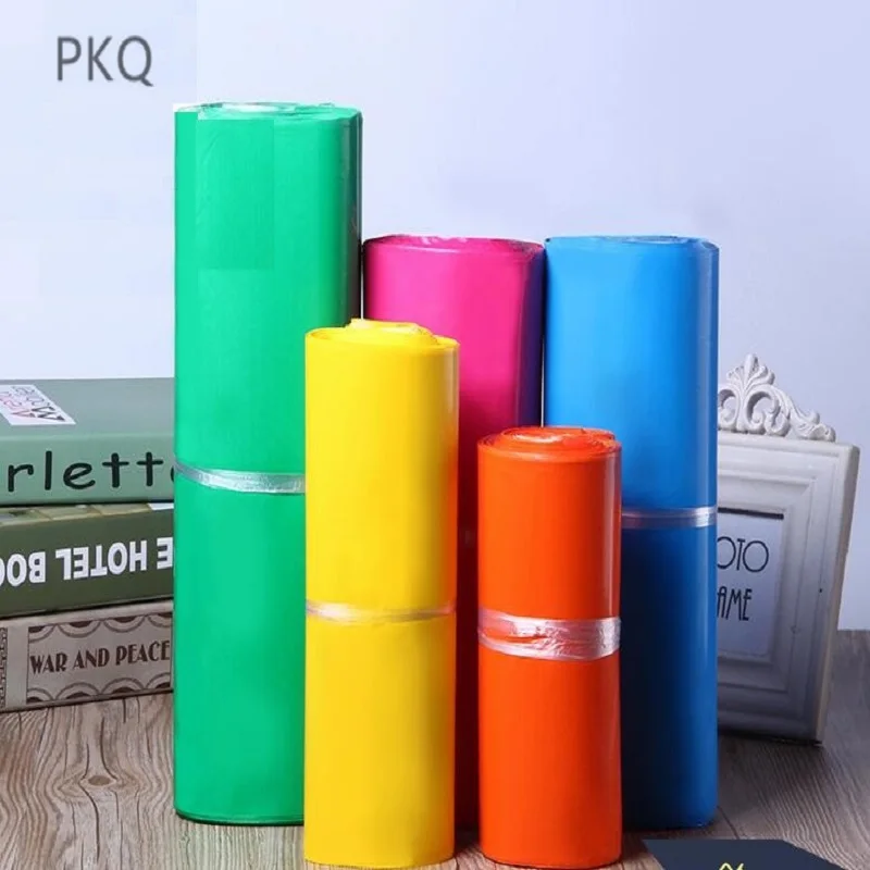 100 шт. 17x30 см Цвет: белый/розовый/желтый/розовый поли почтовая доставка сумки