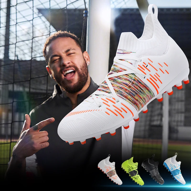 New Unisex Football Shoes High Quality Shock Absorption Men's Football Training Shoes Fashionable Ultra-light Ladies Casual Shoe
New Unisex Football Shoes High Quality Shock Absorption Men's Football Training Shoes Fashionable Ultra-light Ladies Casual Shoe