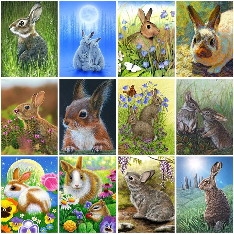 Diy 5D Diamond Painting Rabbit Full Square Drill Cross Stitch Diamond Embroidery Animal Handicraft Room Decor Wall Art Gift
Diy 5D Diamond Painting Rabbit Full Square Drill Cross Stitch Diamond Embroidery Animal Handicraft Room Decor Wall Art Gift