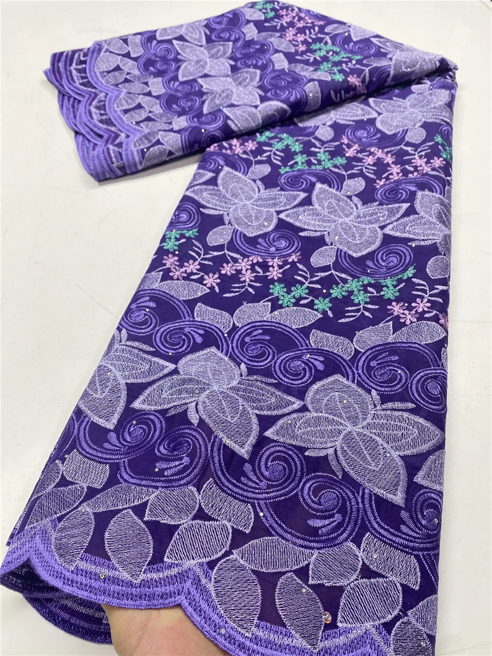NI.AI Lilac African Lace Fabric With Stones Swiss Voile Lace in Switzerland Dubai 2021 Nigerian Lace Material High Quality 3867B 
NI.AI Lilac African Lace Fabric With Stones Swiss Voile Lace in Switzerland Dubai 2021 Nigerian Lace Material High Quality 3867B