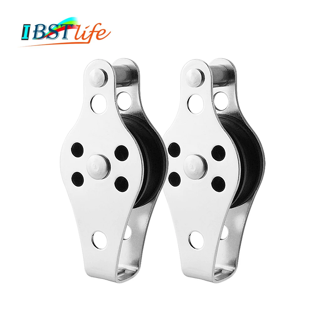 2PCS SS316 Pulley Blocks Rope Runner Kayak Boat Accessories Canoe Anchor Trolley Kit for 2mm to 8mm Rope
2PCS SS316 Pulley Blocks Rope Runner Kayak Boat Accessories Canoe Anchor Trolley Kit for 2mm to 8mm Rope