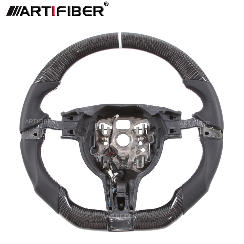 Real Carbon Fiber Steering Wheel for Porsche 911 Cayenne Macan Panamera Taycan Boxster Cayman Spyder Tycan Panamera GTS
Real Carbon Fiber Steering Wheel for Porsche 911 Cayenne Macan Panamera Taycan Boxster Cayman Spyder Tycan Panamera GTS