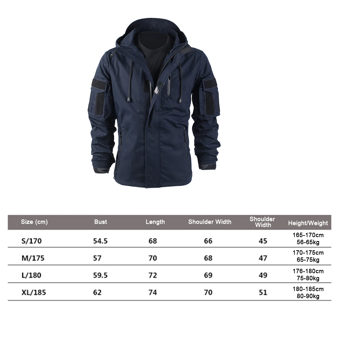 BACRAFT Outdoor Equipment Combat Uniform Tactical Coat for Man - (Police Blue) L
BACRAFT Outdoor Equipment Combat Uniform Tactical Coat for Man - (Police Blue) L